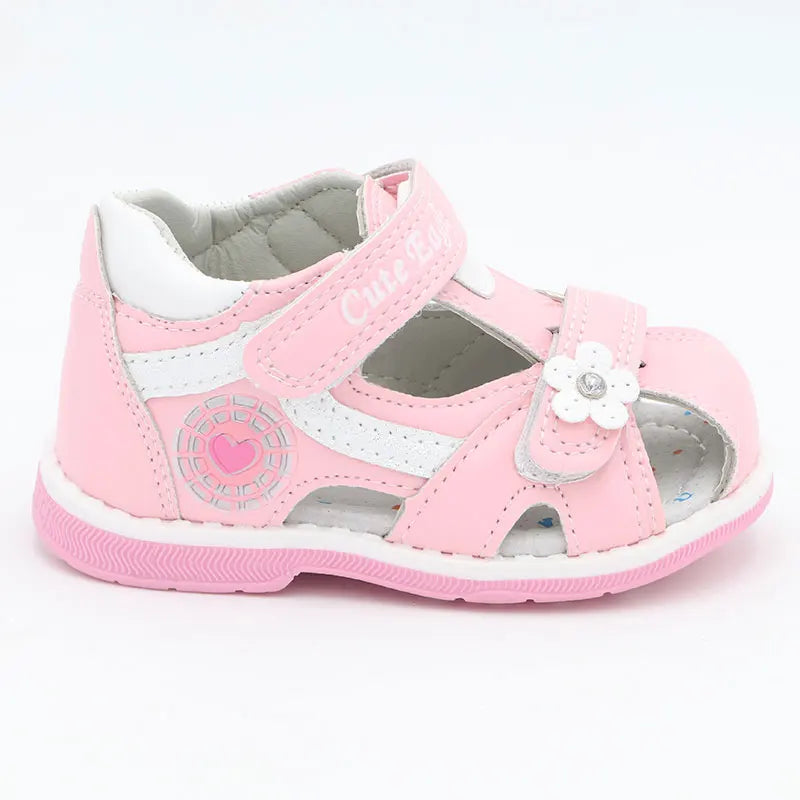 Girls Sandals Summer Flowers Sweet Soft Children's Beach Shoes Toddler girls Sandals Orthopedic Princess Fashion High Quality