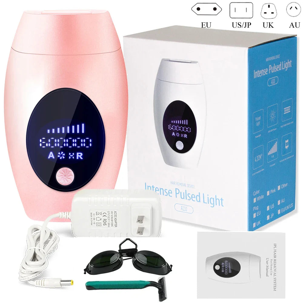 Amuliss Body Bikini IPL депілятор імпульсний постійний лазерний епілятор безболісний для жінок фотоепіляція домашні пристрої для видалення волосся