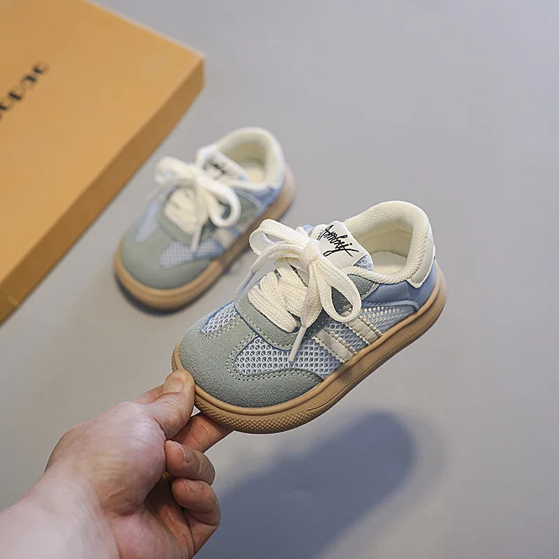 Children Sneakers Boys Anti-slip Soft Sole Casual Shoes Girls Low Top Comfortable Infant Shoes Size 15-30