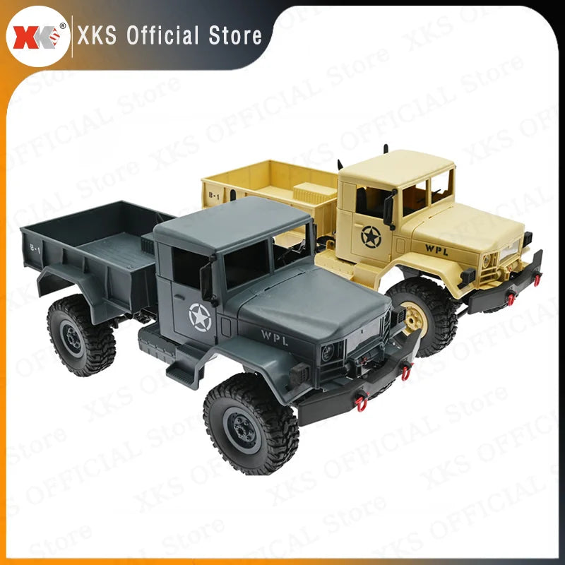 WPL B14 RC автомобіль 1/16 2.4G пульт дистанційного керування 4WD позашляховик для скелелазіння з LED підсвіткою електричний багі позашляховий RC вантажівка іграшка подарунок для хлопчиків
