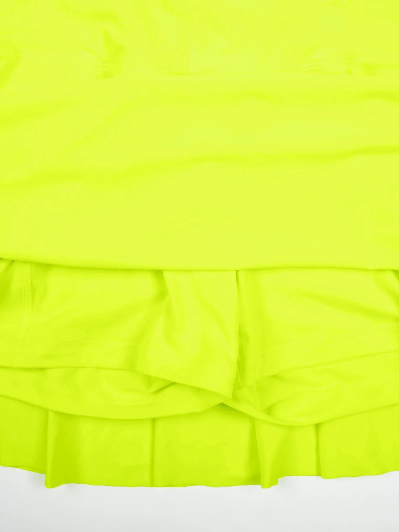 CHRLEISURE Womens Tennis Skirt with Pockets Crossover High Waisted Athletic Golf Skorts Running Workout Skirts 2 in 1