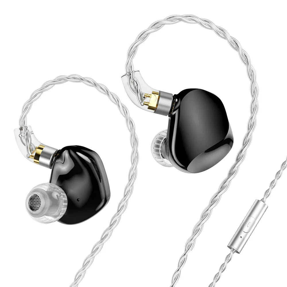 New VX Pro+ 8BA+1DD Hybrid In Ear Earphones IEM Technology HIFI Monitor Running Headphones Earplug Headset