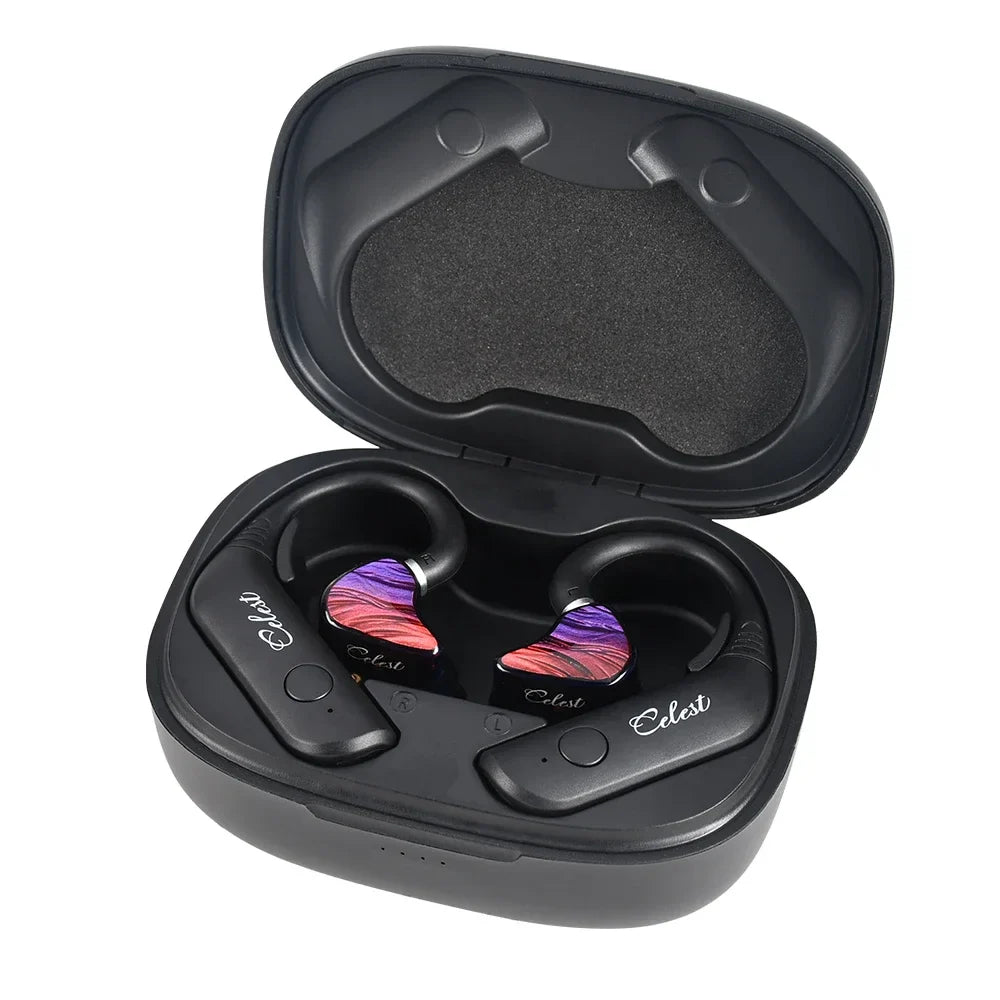 Навушники KINERA Celest T1 True Wireless Bluetooth 5.3 HIFI з вушним гачком Hi-Res для lgniteX Kuno Celest чорні