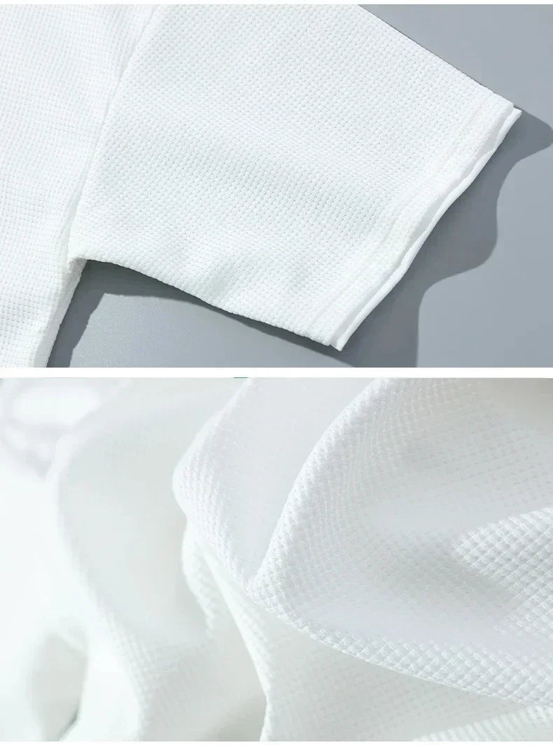 Men's casual sports suit, Korean style short-sleeved shirt + quarter pants, fashion high-end two-piece set, new summer 2025