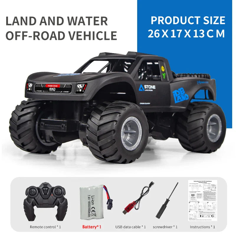 JJRC Q156 дистанційне керування іграшка 4WD позашляховик амфібійний автомобіль для скелелазіння водонепроникна трюкова машина з дистанційним керуванням іграшки для дітей подарунок