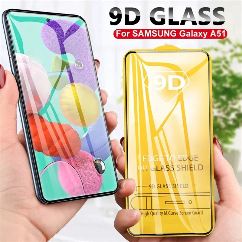 9D загартоване скло для Samsung Galaxy A13 A53 A52 A32 A12 A50 A51 A52S A72 A54 A33 A71 A21S A73 M12 M52 M31 S10E захисна плівка для екрану