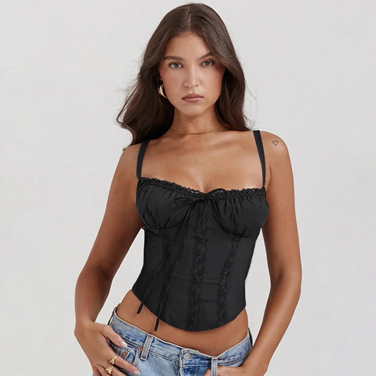 Sexy Lace Floral Corset Short Dress Women's Slip White Yellow Casual Bandage Dresses Female Clothing Party Birthday Summer 2025