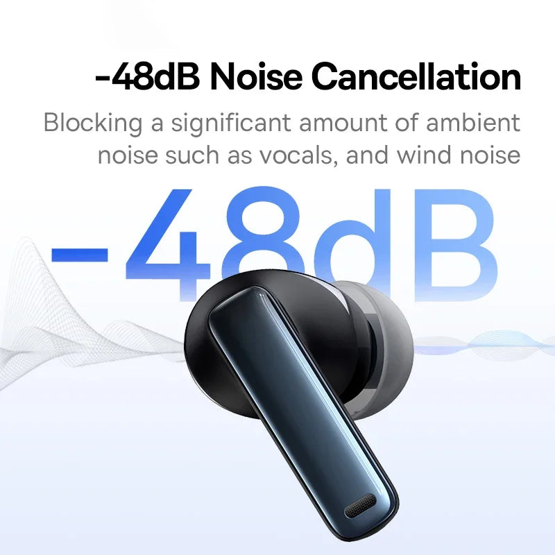 Baseus Bowie M2s ANC навушники Bluetooth 5.3 з активним шумозаглушенням -48дБ бездротові навушники з підтримкою 3D просторового звуку