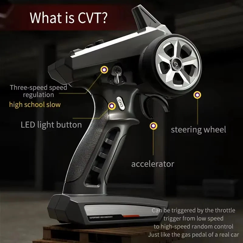 1:16 4WD RC автомобіль 70 км/год або 50 км/год з LED пультом дистанційного керування, високошвидкісний дрифт-монстр 4x4 вантажівка для дітей проти Wltoys 144001 іграшки