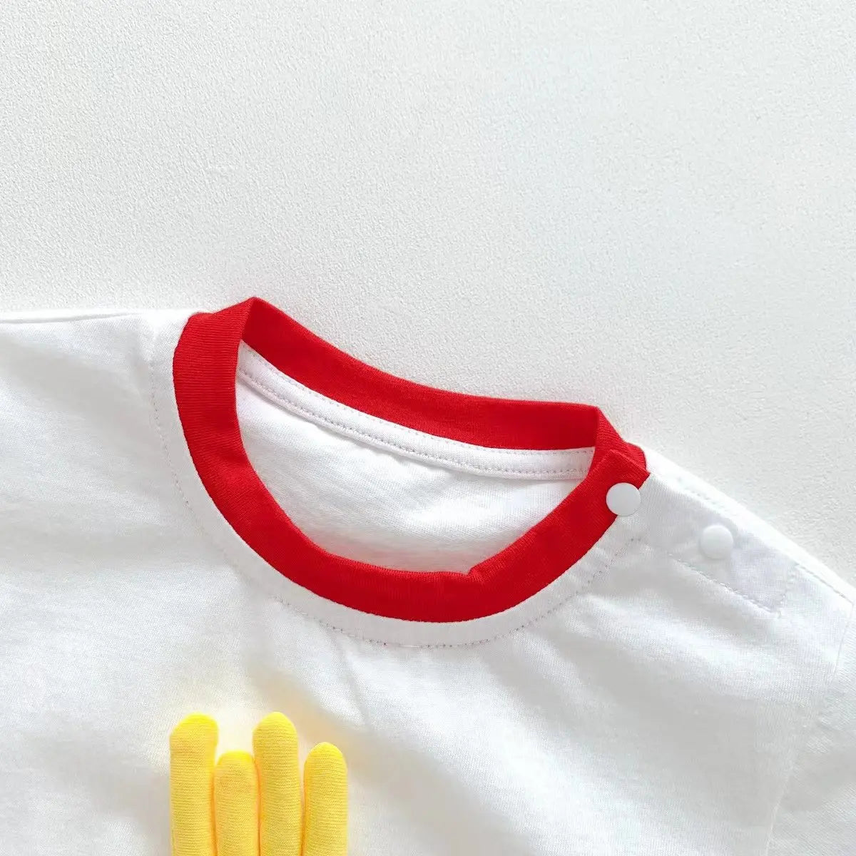 Baby Onesie Infant Clothes Girls Boys One Piece with Sock 3D French Fries Cute Jumpsuit 100% Cotton Newborn Baby Cosplay Clothes