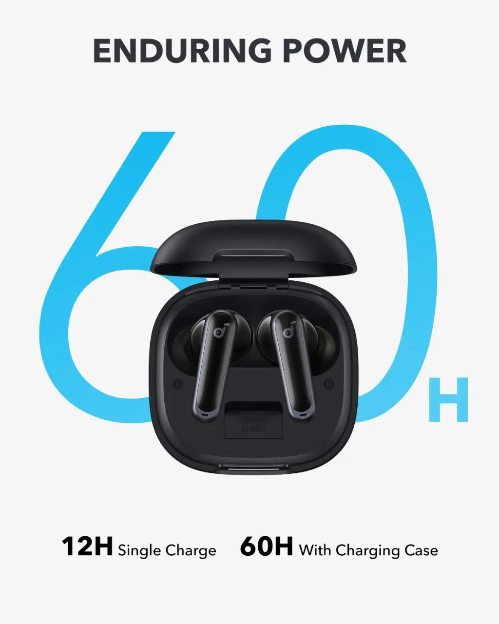 Навушники Soundcore by Anker P40i з шумозаглушенням, бездротові навушники ANC Bluetooth, 60 годин роботи