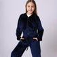 Foreign Trade European and American Spring and Autumn Girls Velvet Hoodie Pants Set Suit image 5