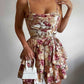 Colorful Printed Jumpsuit with Belt