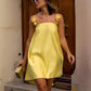 Strap Color Ding Loose Holiday Dress