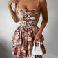 Colorful Printed Jumpsuit with Belt