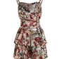 Colorful Printed Jumpsuit with Belt