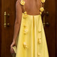 Strap Color Ding Loose Holiday Dress