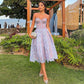 Elegant Women Lace Party Dress Tight strapless Party Dress Lace Dress Women