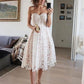 Elegant Women Lace Party Dress Tight strapless Party Dress Lace Dress Women