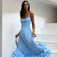 Women's Elegant Party Dress Summer European and American Strap Top D Flower A-line Skirt for Women