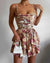 Colorful Printed Jumpsuit with Belt