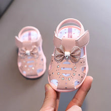 New Summer Sandals Shoes Cute Sweet Fashion Children Leathers Princesses Shoes For Girls Baby Breathable Hoolow Out Bow Shoes