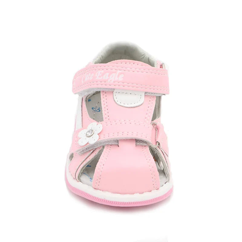 Girls Sandals Summer Flowers Sweet Soft Children's Beach Shoes  Toddler girls Sandals Orthopedic Princess Fashion High Quality