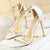 BIGTREE Shoes Super High Heels 11cm Women Shoes Patent Leather Woman Pumps Sexy Women Heels Stiletto Open Toe Ladies Shoes 2025