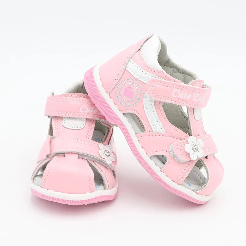 Girls Sandals Summer Flowers Sweet Soft Children's Beach Shoes  Toddler girls Sandals Orthopedic Princess Fashion High Quality