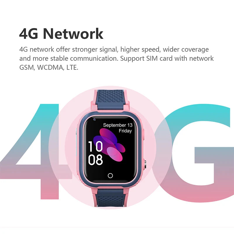 LT21 4G Смарт-годинник для дітей GPS WIFI Відеодзвінок SOS IP67 Водонепроникний Дитячий смарт-годинник з камерою Монітор Трекер Локація Телефон Годинник