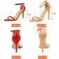 BIGTREE Shoes Super High Heels 11cm Women Shoes Patent Leather Woman Pumps Sexy Women Heels Stiletto Open Toe Ladies Shoes 2025