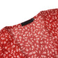 Summer Women’s Floal A-Line Dress Sweet Elegant Floral Ruffles V-neck Bandage Short Dress for Lady Chic Flowers Mini Dress