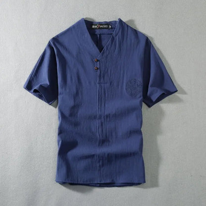Men's Clothing Large Size Tracksuit Husband  Summer Suit Linen t-shirt Fashion Male Set Chinese Style 8XL 9XL plus Two Piece