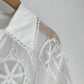 New Fashion Autumn Long Sleeve White Women Blouse Sexy Hollow Out Floral Embroidery Female Shirt Vintage Loose Casual Tops 13369