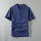 Men's Clothing Large Size Tracksuit Husband 2021 Summer Suit Linen t-shirt Fashion Male Set Chinese Style 8XL 9XL plus Two Piece