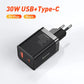 Адаптер зарядного пристрою Baseus Super Si 30W USB C для iPhone 14 13 12 Pro Max iPad Type C QC 3.0 PD швидка зарядка для Xiaomi Quick Charger