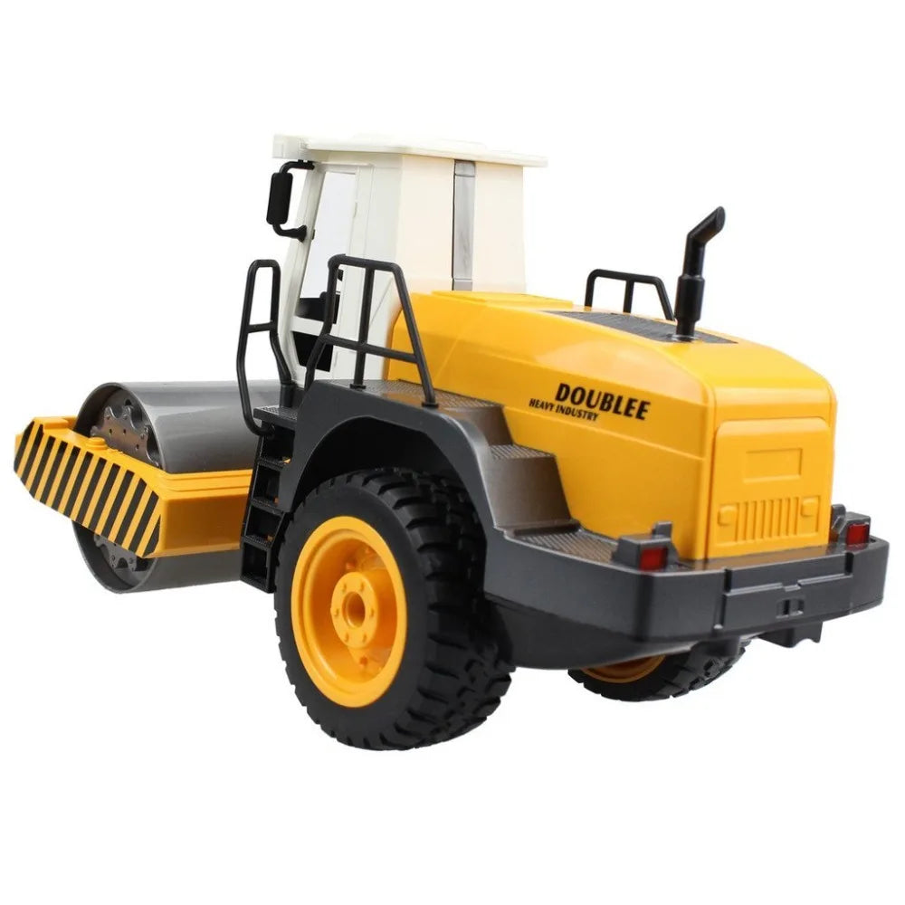 Двоколісний RC вантажівка Double E E522 дорожній каток 2.4G з дистанційним керуванням, однодисковий вібраційний привід, інженерна електронна модель вантажівки, іграшки для хлопчиків