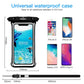 FONKEN Full View Waterproof Case for Phone Underwater Snow Rainforest Transparent Dry Bag Swimming Pouch Big Mobile Phone Covers