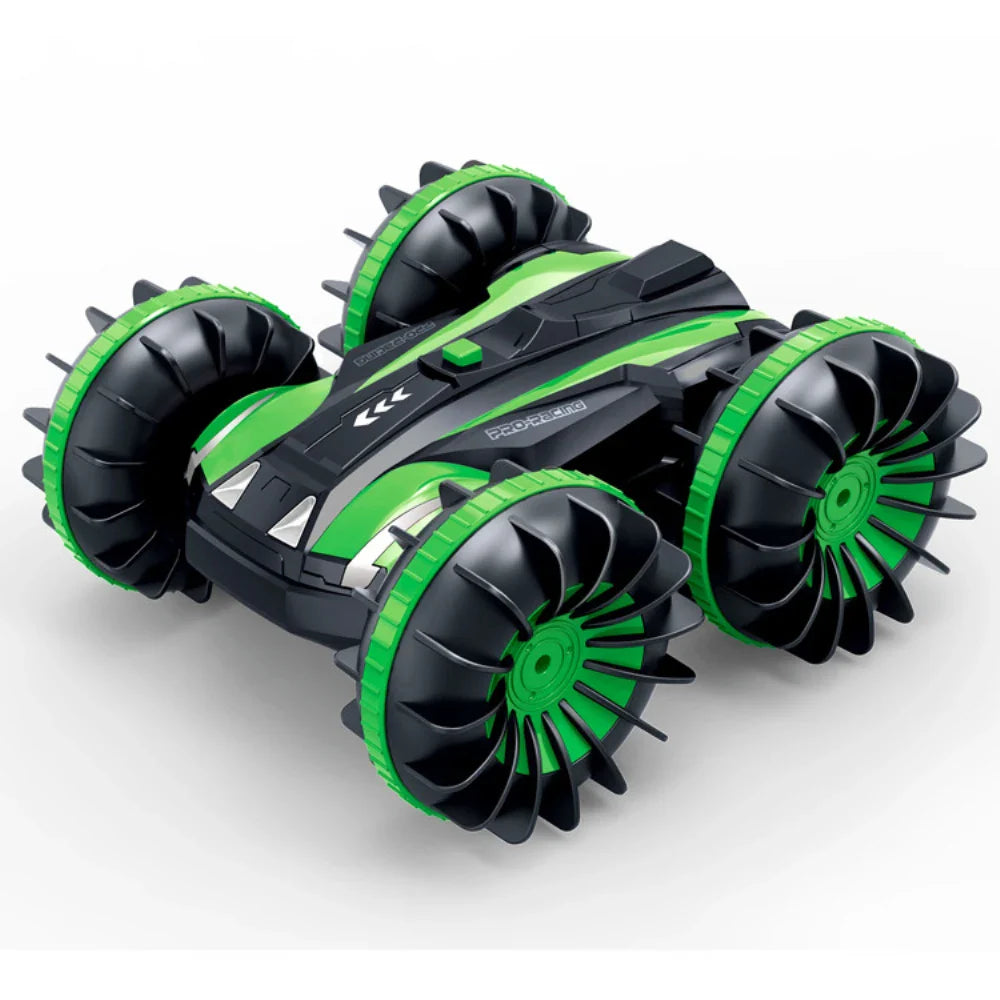 360-градусне обертання Rc автомобілі з дистанційним керуванням, трюковий автомобіль, водонепроникний з двох сторін, їзда по воді та суші, амфібійні електричні іграшки для дітей