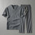 Men's Clothing Large Size Tracksuit Husband  Summer Suit Linen t-shirt Fashion Male Set Chinese Style 8XL 9XL plus Two Piece