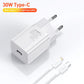 Адаптер зарядного пристрою Baseus Super Si 30W USB C для iPhone 14 13 12 Pro Max iPad Type C QC 3.0 PD швидка зарядка для Xiaomi Quick Charger
