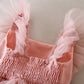 HETISO New Baby Girl Baptism Dresses Toddler Christening Gowns Children's Clothes Summer Birthday Wedding Dress for Newborn 3-24