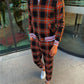 Men' 3D Plaid Sports Gentlemen Sets  Jacket Men Set Tracksuit Street Fashi Trend Fashion Stand-up Collar Zipper Sportswear Suit