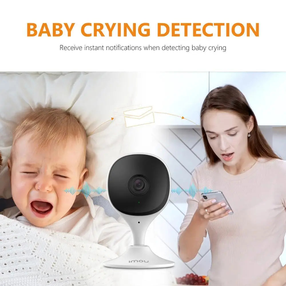 IMOU Cue 2C 1080P Відеокамера безпеки для дій в приміщенні, дитячий монітор, CCTV відео, міні-система спостереження, Wi-Fi IP камера з нічним баченням