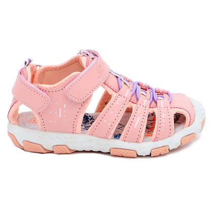 Elegant girls sandals Summer Fashion Cutout rubber bottom Children Shoes New Studant Sport Shoes Closed Toe Girls Sandals