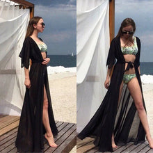 Summer Women Sexy Bikini Cover Up Chiffon Robe Tunic  Swimsuit Beach Long Dress Bathing Suit