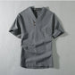Men's Clothing Large Size Tracksuit Husband  Summer Suit Linen t-shirt Fashion Male Set Chinese Style 8XL 9XL plus Two Piece