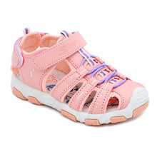 Elegant girls sandals Summer Fashion Cutout rubber bottom Children Shoes New Studant Sport Shoes Closed Toe Girls Sandals