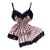 Sexy Lingerie Women Sleep Wear Camisole Bow Shorts V-Neck Tops Velvet Pajamas Sleepwear Women Clothing For Homewear