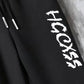 2 Pcs/Set Men Coat Pants Suit Hooded Letter Print Drawstring Loose Jogging Set Hip Hop Ankle-banded Men Sportwear Tracksuit